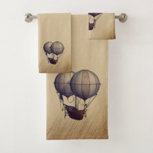 Ballons à vapeur à air chaud avec navire