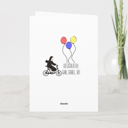 Ballons catholiques de carte d'anniversaire de (Dos)