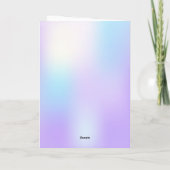 Ballons colorés Bonne carte de voeux d'anniversair (Dos)