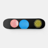 Ballons colorés Skateboard (Horz)