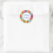 Ballons colorés - Stickers Joyeux Anniversaire (Sac)