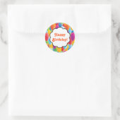 Ballons colorés - Stickers Joyeux Anniversaire (Sac)