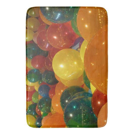 Ballons Colorful Party-ontwerp Badmat (Voorkant Verticaal)