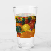 Ballons Colorful Party-ontwerp Glas (Achterkant)