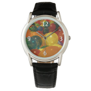 Ballons Colorful Party-ontwerp Horloge