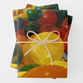 Ballons Colorful Party-ontwerp Inpakpapier Vel (In situ)