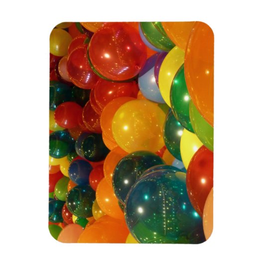 Ballons Colorful Party-ontwerp Magneet (Verticaal)