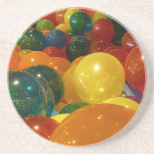 Ballons Colorful Party-ontwerp Zandsteen Onderzetter
