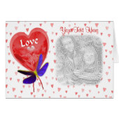 Ballons d'amour en forme de coeur rouge Photo (Devant horizontal)