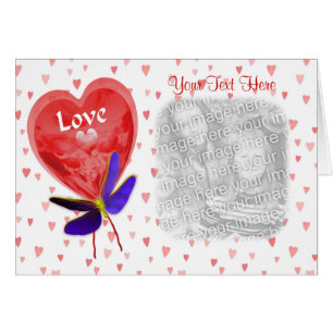 Ballons d'amour en forme de coeur rouge Photo