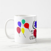 Ballons d'anniversaire 60e Mugs de nom personnalis (Gauche)