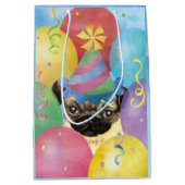 Ballons d'anniversaire Carlin moyen sac cadeau (Devant)