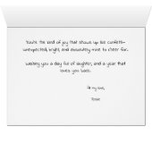 Ballons d'anniversaire et carte Confetti pour Cous (Intérieur Horizontal (Bas))