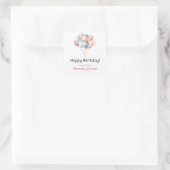 Ballons d'anniversaire heureux Stickers cadeau / É (Sac)