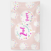 Ballons d'anniversaire personnalisable bannière vi (Vertical)