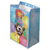 Ballons d'anniversaire Roue Sac cadeau Terrier (Dos Angle)