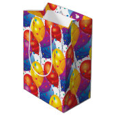 Ballons d'anniversaire Sac cadeau en papier (Dos Angle)