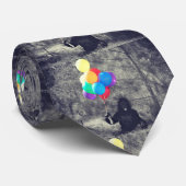 ballons d'anniversaire singe homme cravate (Roulé)