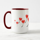 Ballons de coeur Mug (Gauche)
