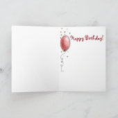 Ballons de fête - Carte de voeux (Intérieur)