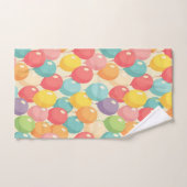 Ballons de fête de différentes couleurs (Serviette à main)