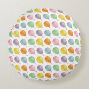 Ballons de fête ronds et coussin