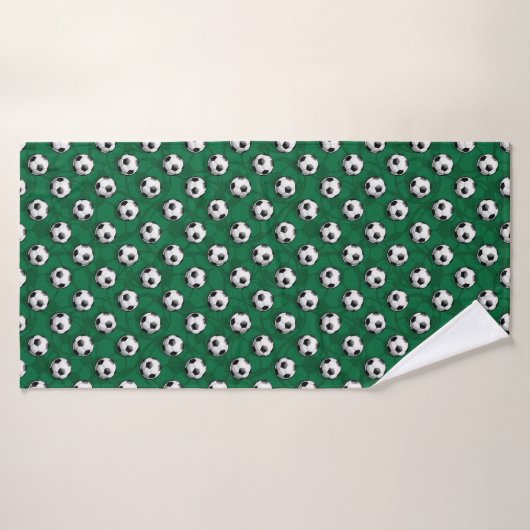 Ballons de foot (Serviette de bain)