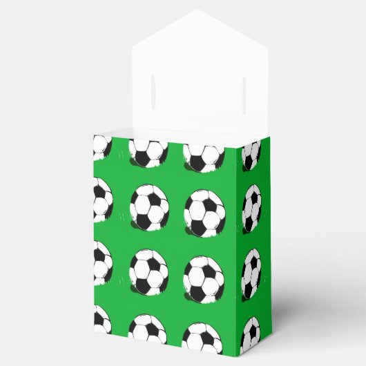 Ballons de football Motif Tente verte Ballotins (Ouvert)