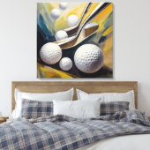 Ballons De Golf Et Peinture À Putter - Impression  (Insitu(Chambre))