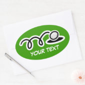 Ballons de golf gros autocollants avec texte perso (Enveloppe)