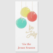 Ballons de Noël étincelants Carte magnétique (Devant)