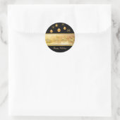 Ballons de Noël Reindeer Sleigh Sticker de Noël (Sac)