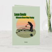 Ballons de pelouse amusants, Carte d'anniversaire (Dos)