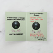 Ballons de pelouse amusants, Carte d'anniversaire (Intérieur)