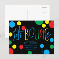  Ballons de rebond pour enfants Ballons Invitation