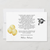 Ballons de remise de diplôme Merci (Dos)