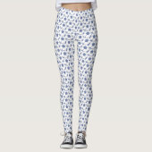 Ballons de soccer bleu Concevoir des Leggings d'im (Devant)