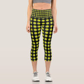 Ballons De Tennis Jaune, Leggings Capris Haute Tai (Recto)