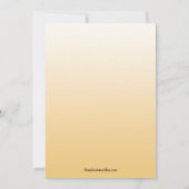 Ballons d'or blanc Invitations de fête d'anniversa (Dos)