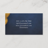 Ballons d'or Carte de visite moderne (Dos)