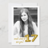 Ballons d'or dix-septième anniversaire Invitation  (Dos)