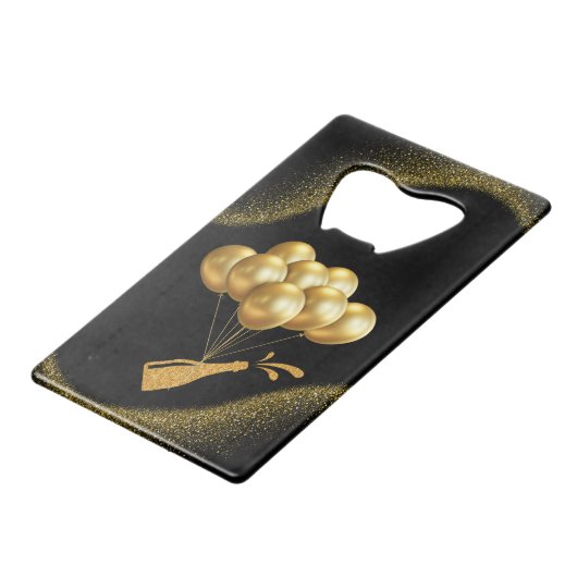 Ballons d'or et champagne (Dos Angle)