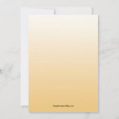 Ballons d'or et de blanc Invitations de réveillon  (Dos)