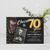 Ballons d'or noir 70e anniversaire Invitation phot (Debout devant)