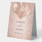 Ballons d'or rose carte cadeau signe (Recto)