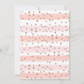 Ballons d'or rose | Invitation du 100e anniversair (Dos)