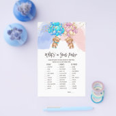 Ballons d'ours Ce qu'il y a dans votre prospectus  (Simple)