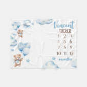 BALLONS D'OURS DE GARÇON Couverture de jalon, Ball (Devant (Horizontal))