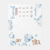 BALLONS D'OURS DE GARÇON Couverture de jalon, Ball (Devant)