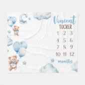 BALLONS D'OURS DE GARÇON Couverture de jalon, Ball (Devant (Horizontal))